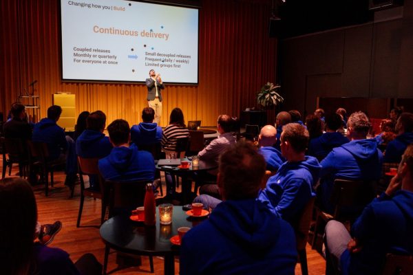 Presentatie jongleren conferentie congress